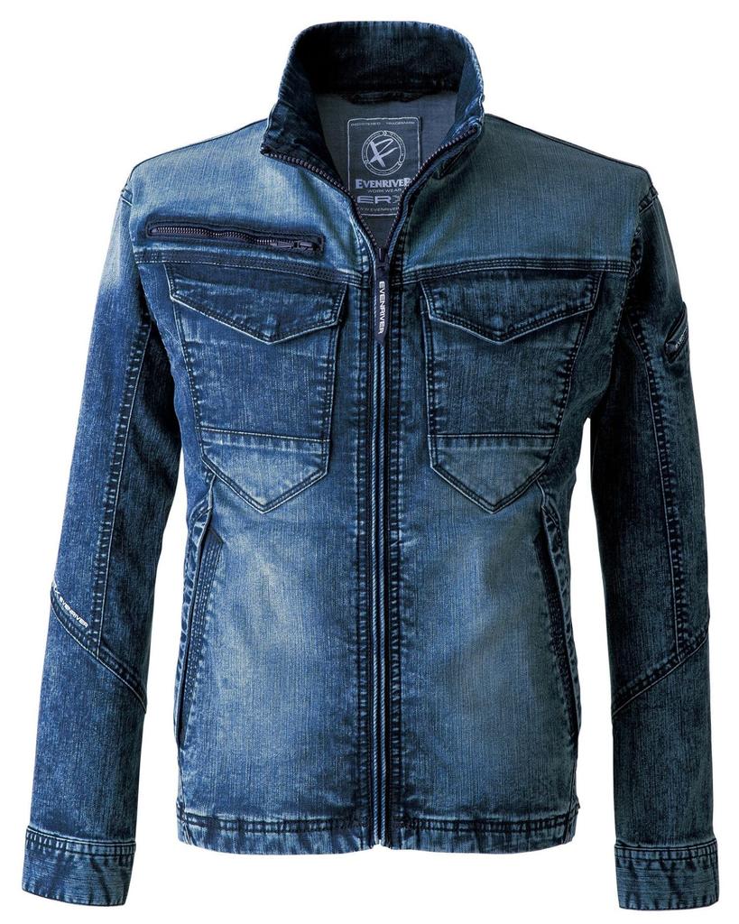 EVEN RIVER Extreme Stretch Max Denim Blouson, All Season, Hard Blast, USD1507, Size 39 M