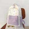 School Bag, Cute Star for Junior High and College Students, Fresh Large-capacity Backpack, Stylish and Stylish Versatile Backpack