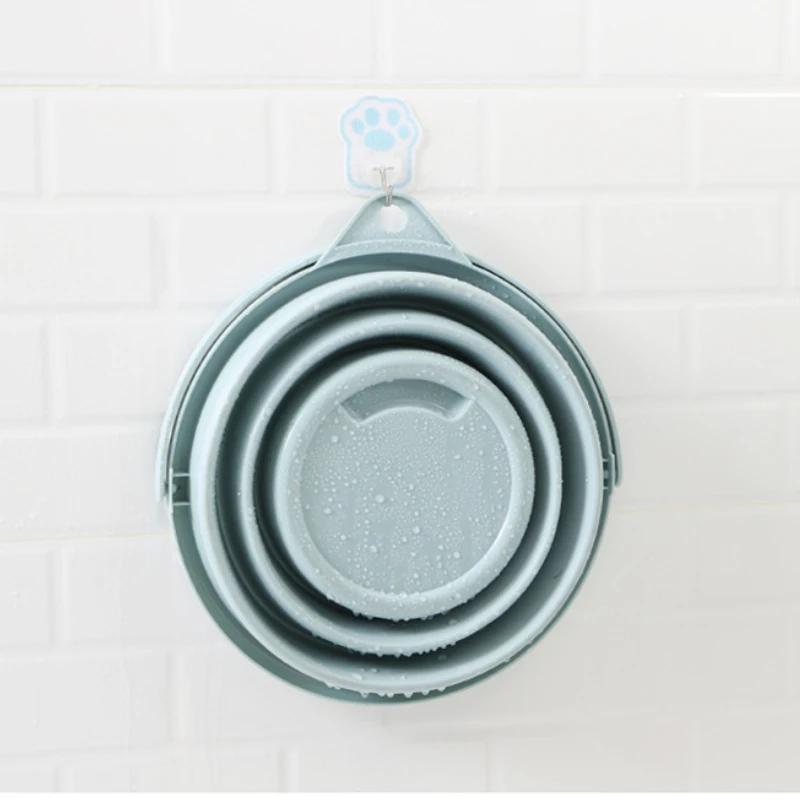 New 5L Folding Silicone Water Bucket Portable Camping Supplies For Outdoor Tourism Floor Washing Car Fishing Home Garden Bucket