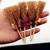 5Pcs Dollhouse Accessories Mini  Witch Straw S Diy Hanging Ornaments For Halloween Party Decoration Costume Props