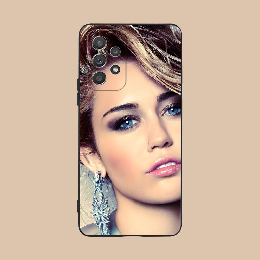 

Miley Cyrus Mobile Phone Case for Samsung Galaxy A56 55 54 53 52 51 36 35 34 23 16 15 5G Colorful Cover Smartphone Pretty Cover Galaxy A51 5G