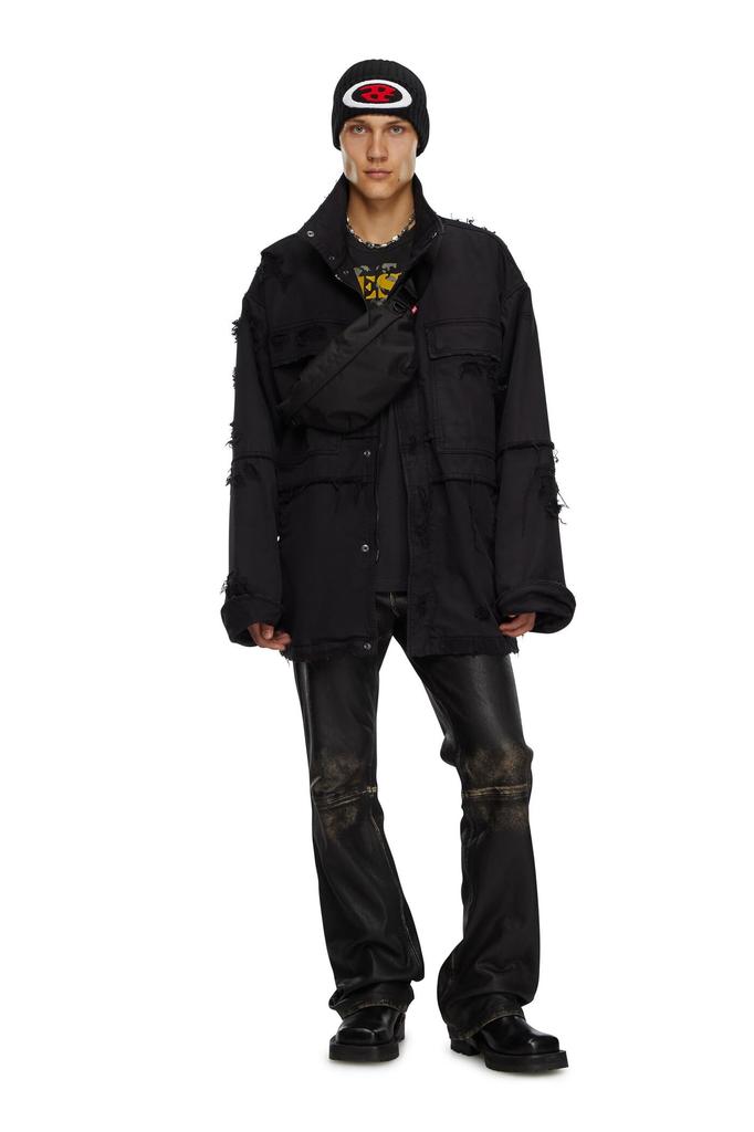 Diesel Men's D-BSC BELTBAG Body Bag, X09866P6336, UNI Black, T8013