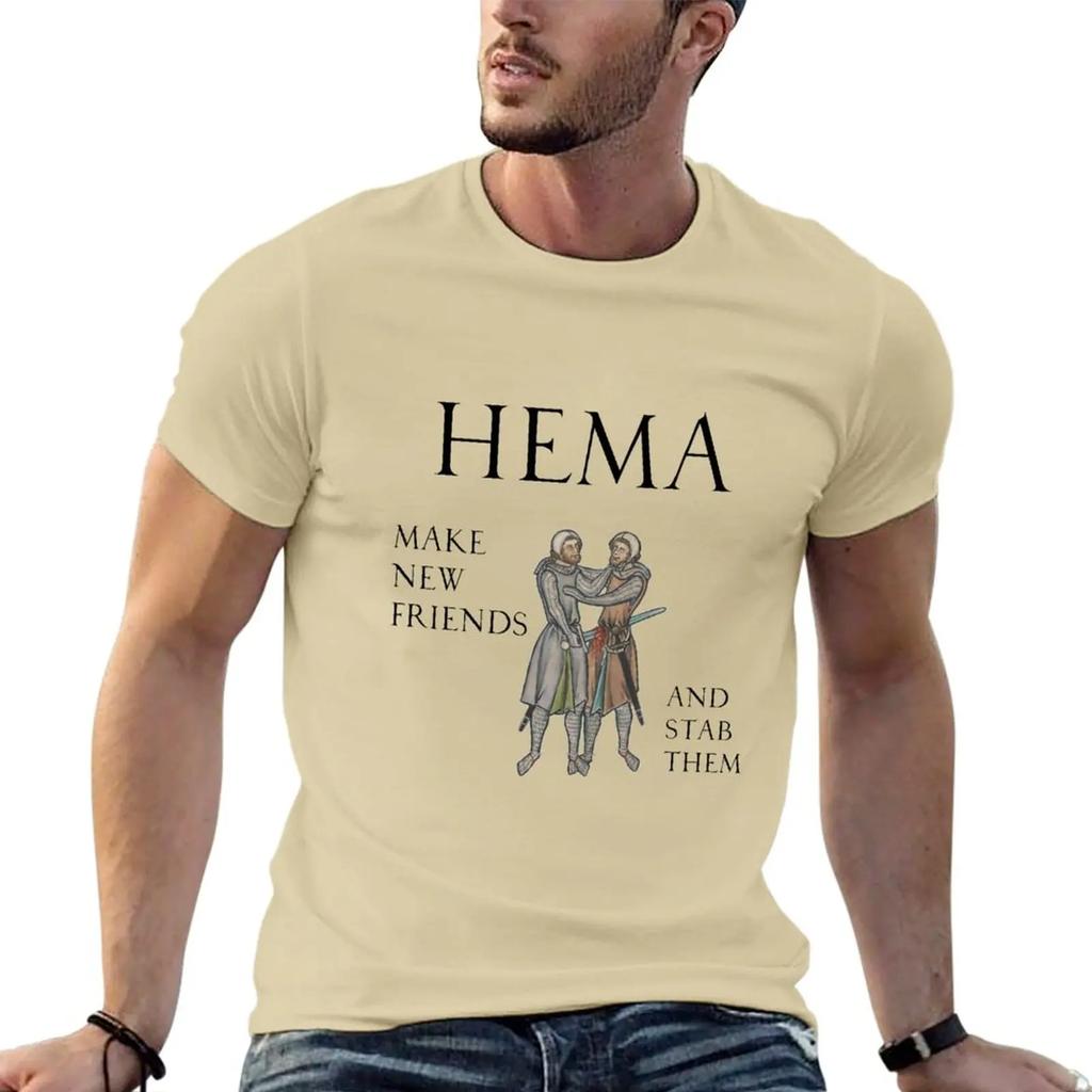 Tops Niedliche Tops Oversized T-Shirt Herren Champion T-Shirts HEMA - Mach neue Freunde und stech sie ab T-Shirt Grafik Oversized Baumwolle