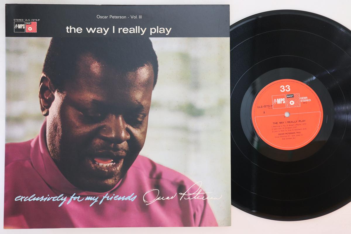 

LP Record OSCAR PETERSON - Way I Really Play ULS1573P MPS Japan Jazz Used