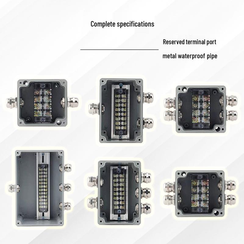 Outdoor Waterproof IP67 Aluminum Junction Box (Die-Cast Alloy, Terminal Security Sealing, FA3-1)