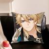 For Varka G-Genshin-N Pillowcase Living Room Sofa Cushion Cover Bedroom Room Bed Pillow Cover Home Decoration