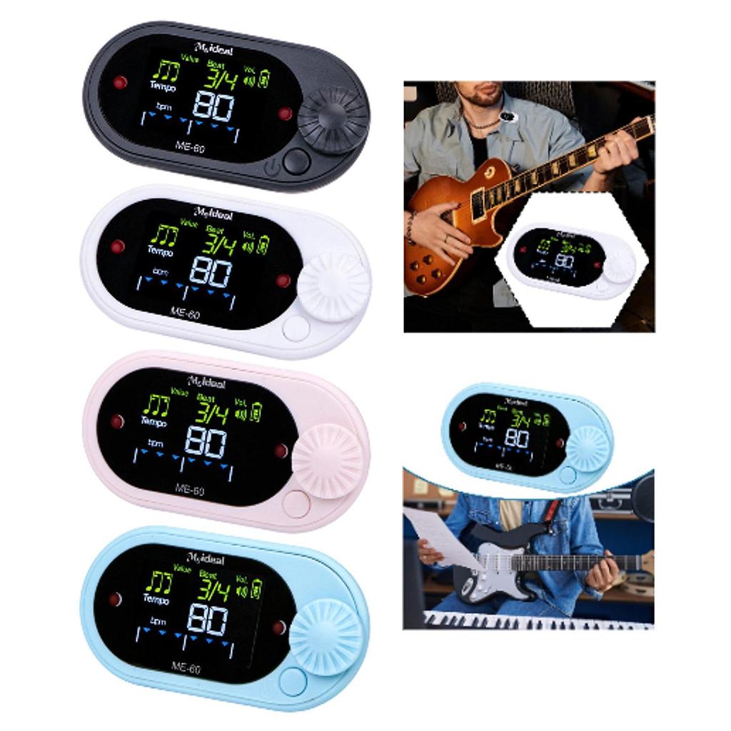 Digital Metronome Tuner Electronic Multifunction Chromatic Tone Generator Vocal