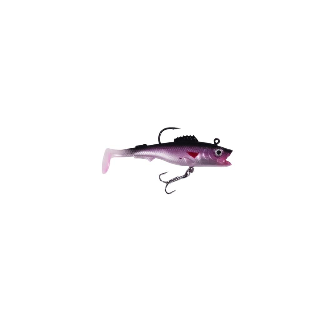 Soft Fishing Lure 9cm 14g Swimbait with Paddle Tail Realistic Fish Shape for Freshwater Saltwater Fishing Tackle