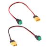 High Current XT60 To 2 Pin Adapter Cable Plastic Texture Terminal Cable Suitable for Solar Panel and Vehicles