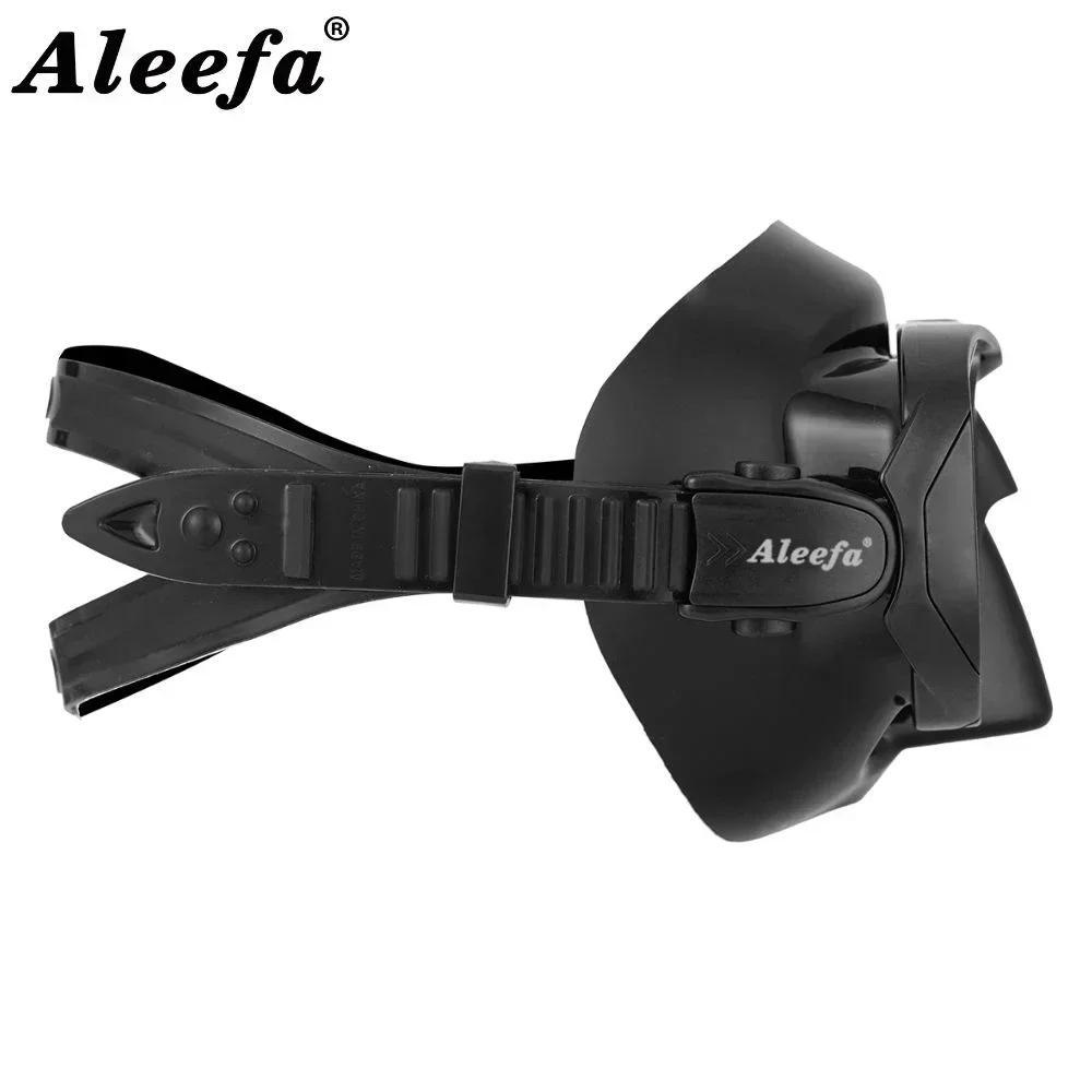 Hyperopie-Tauchmaske mit gehärteten Gläsern. Antibeschlagspray, Weitsicht-Taucherbrille, Schwimmbrille mit Nasenschutz