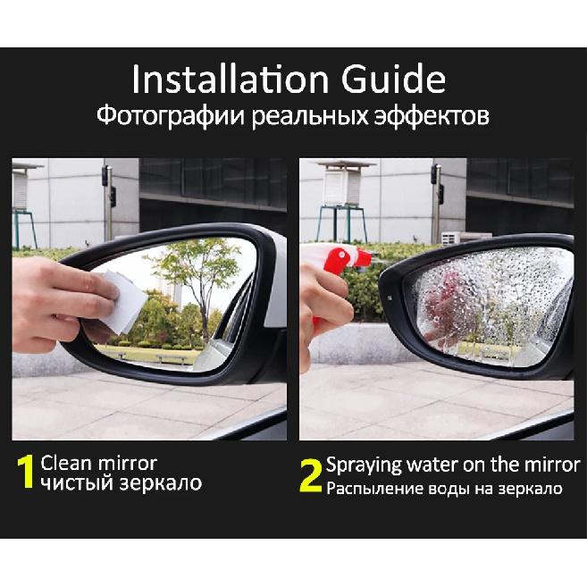 Rearview Mirror Anti Fog Rainproof Film Sticker For Volkswagen VW Golf 5 6 7 MK5 MK6 MK7 Car Side Window Waterproof Protector