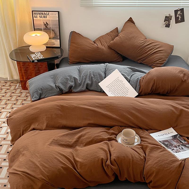 Lilang Washed Cotton Bedding Set