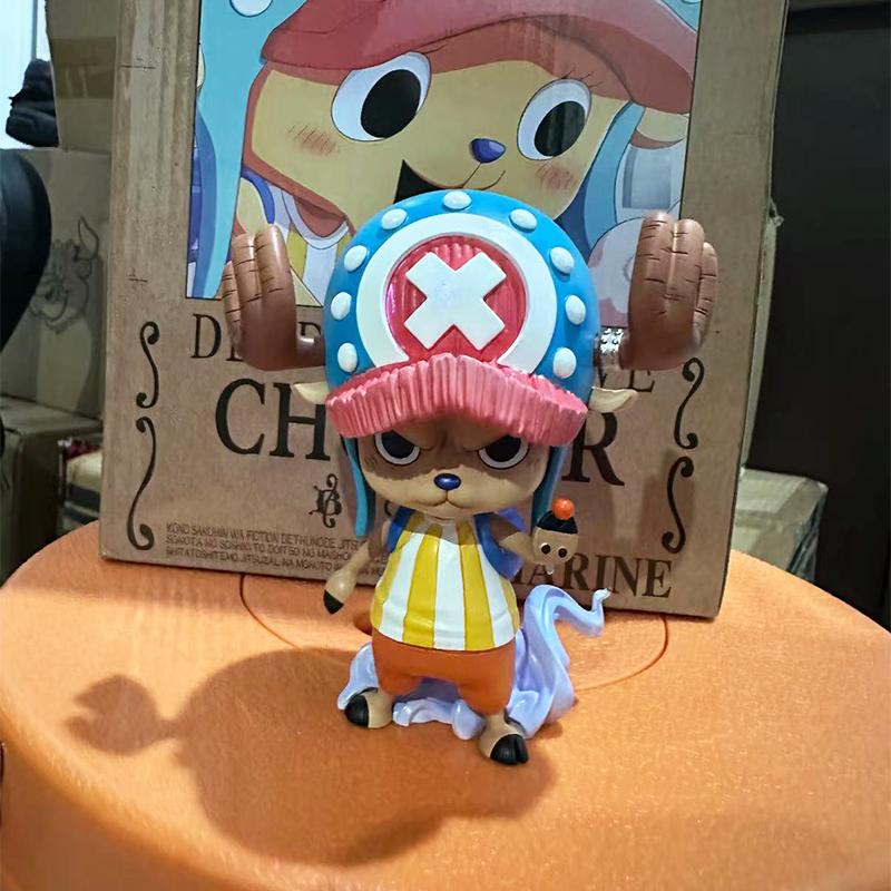 Anime One Piece Tony Tony Chopper Kawaii Anime Figure Model Ornament Collectible Toys Boys Kids Birthday Gifts