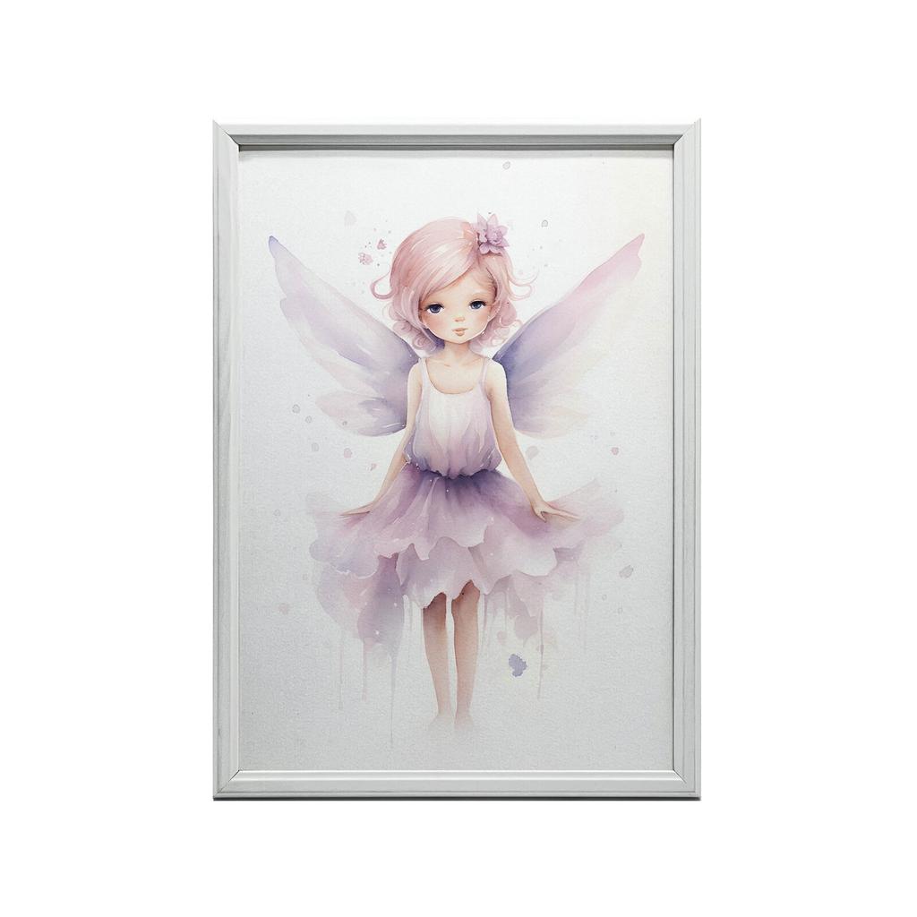 Magiczna Elfowa Wróżka Magiczna Elfowa Wróżka, 30X40 Cm, Rama Aluminiowa Złota, Papier Matowy 230 Gsm