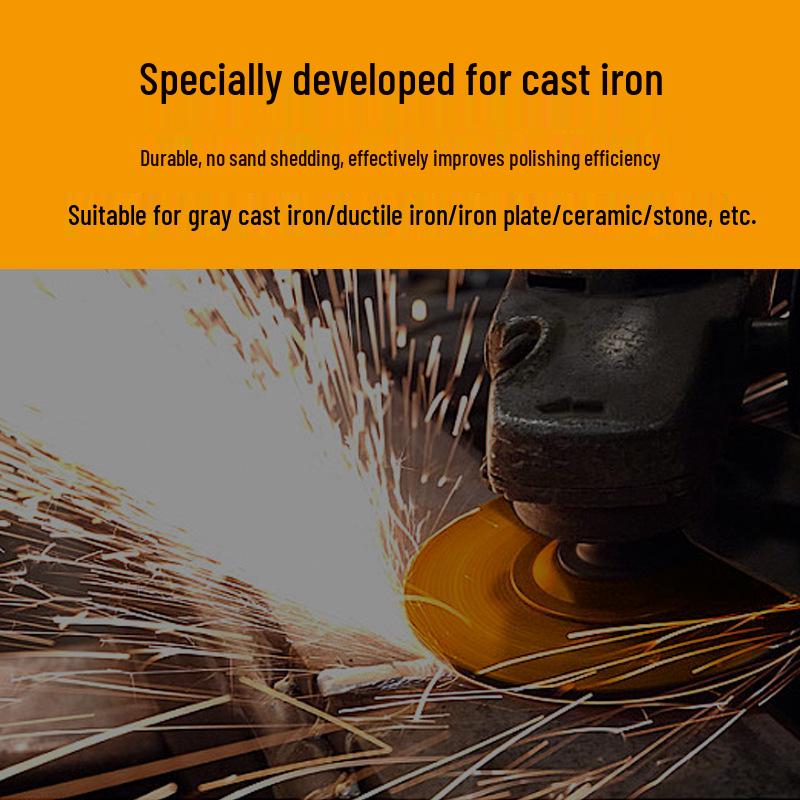 Brazed Cup-Shaped Grinding Disc for Cast Iron - German Brazing Process