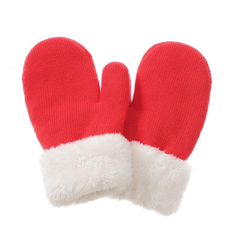 Bow Knot Polka Dot Woolen Hat Scarf Two-piece Set for Autumn and Winter Girls and Babies, Warm Set