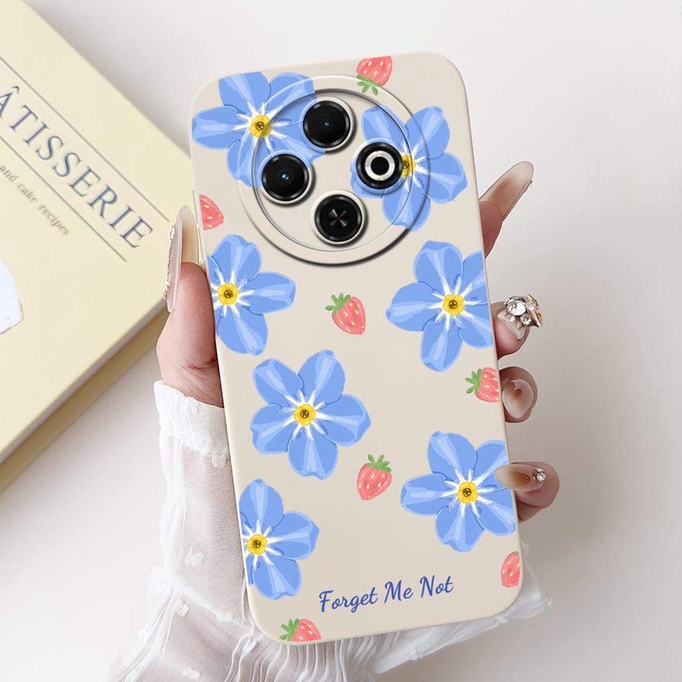 Spark30C Cover For Tecno Spark 30C 2024 Case Cute Cartoon Girl Cover Soft Silicone Phone Case For Spark 30 C Spark30 Full Bumper