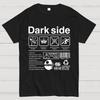 Dark Side Label 100% Cotton Summer Casual Cool Loose T-Shirt