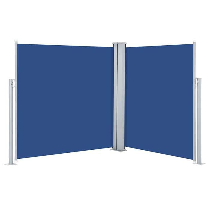 VidaXL Retractable Side Awning Blue 160 X 600 Cm