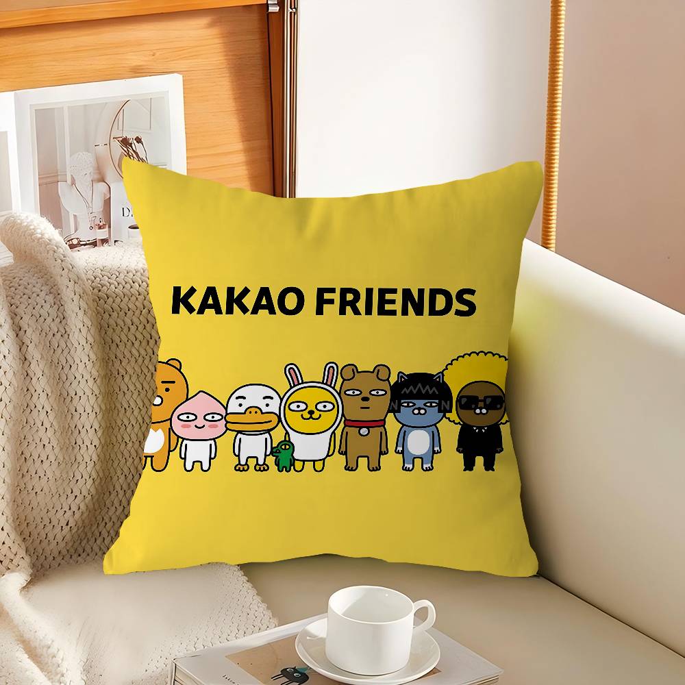 K-KAKAO FRIENDS Kissenbezug Kissenbezug Dekokissenbezug Bedruckter Kissenbezug für Couch
