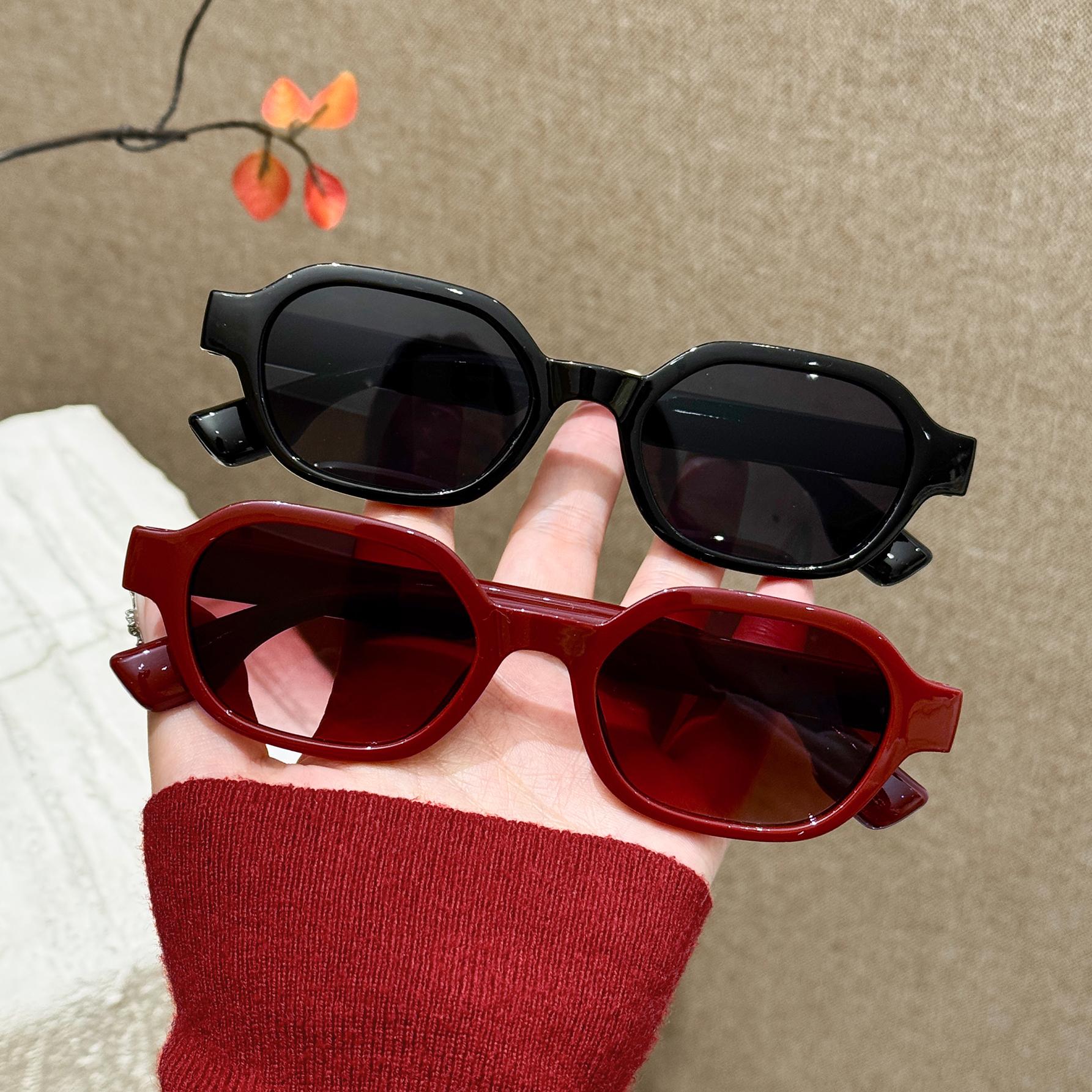 2Pcs/3Pcs New Polarized Sunglasses, Unisex Metal Core Cp Square Sunglasses with Rivets, Women s Shadow Driving Glasses