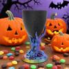 Halloween Skeleton Candy Bowl Rose Skull Hand Dish Holder Gothic Home Decoration for Home Bar Office Desktop Decor