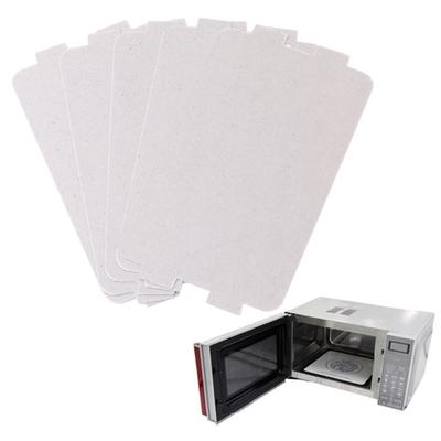 Placa de Mica para horno microondas, pieza de repuesto gruesa de 107x64mm para Midea, 5 uds.