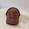Douyin Internet celebrity hat women's tide spring rhinestone mesh hat fashionable personality versatile women's cap sun hat
