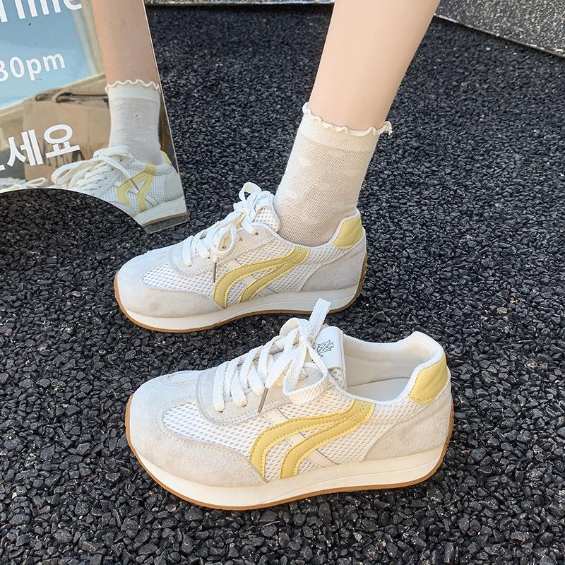 

Желтые женские новые летние универсальные детские студенческие спортивные и досуговые трендовые кеды 40 жёлтый