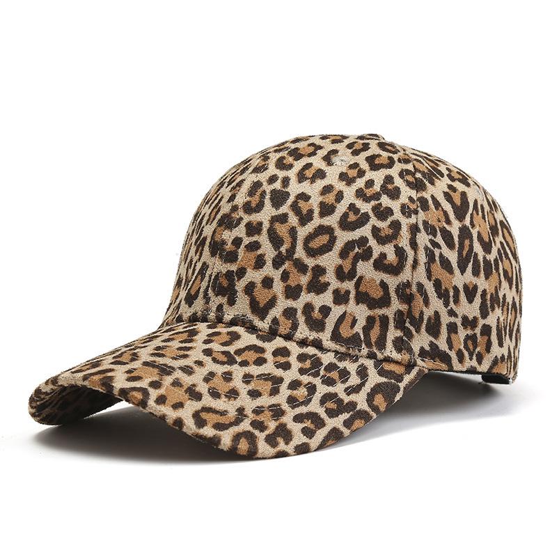 Leopard Print Baseball Cap - Unisex European and American Outdoor Sunshade Sunscreen Cap for Spring and Summer