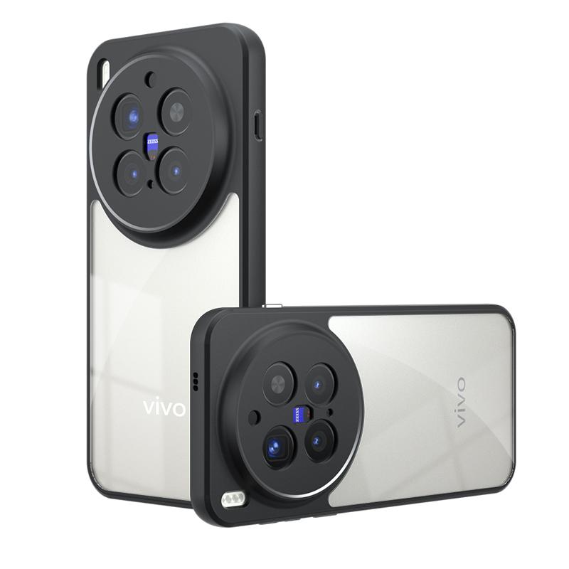 

For Vivo X300 X300 Pro Case Shockproof Frosted Skin Feel Matte PC+TPU Anti-fingerprint Transparent Cover For VIVO X 300 vivo X300