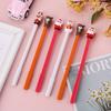 4/ 8Pcs Cute Brown Bear Toy Neutral Pen Black 0.5mm Write Smoothly for Student Class Reward Christmas Girl Toy Gift School Exam Prize Back To School
