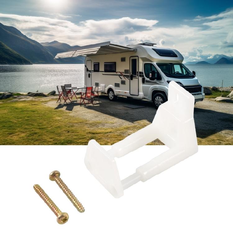 Sliding Door Guide with Mounting Screws Included Sliding Door Hardware Plastic Guide for Effortless Setup & Durability