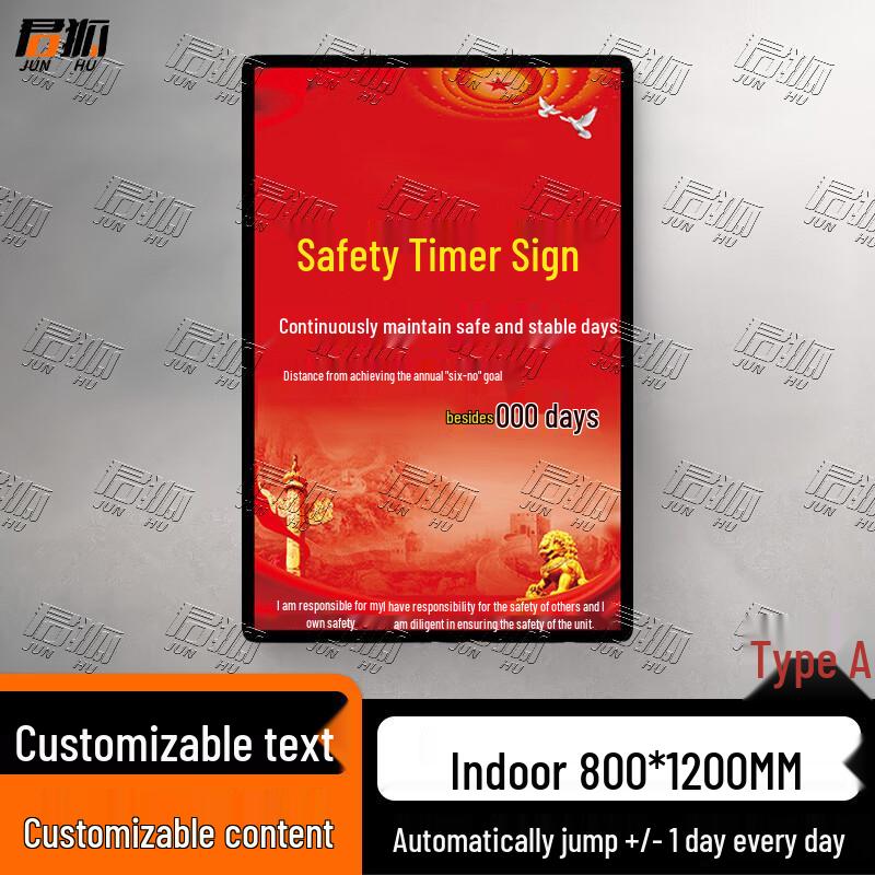 Junhu LED Safety Production Days Countdown Display