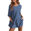 Summer Loose Casual Backless Short Sleeved Jumpsuit Shorts Women's Bodysuits