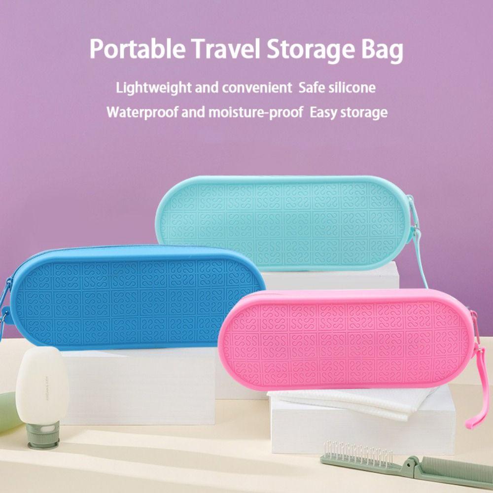 Vodotěsná taška na psací potřeby Silikonová kosmetická taška Odolná úložná taška