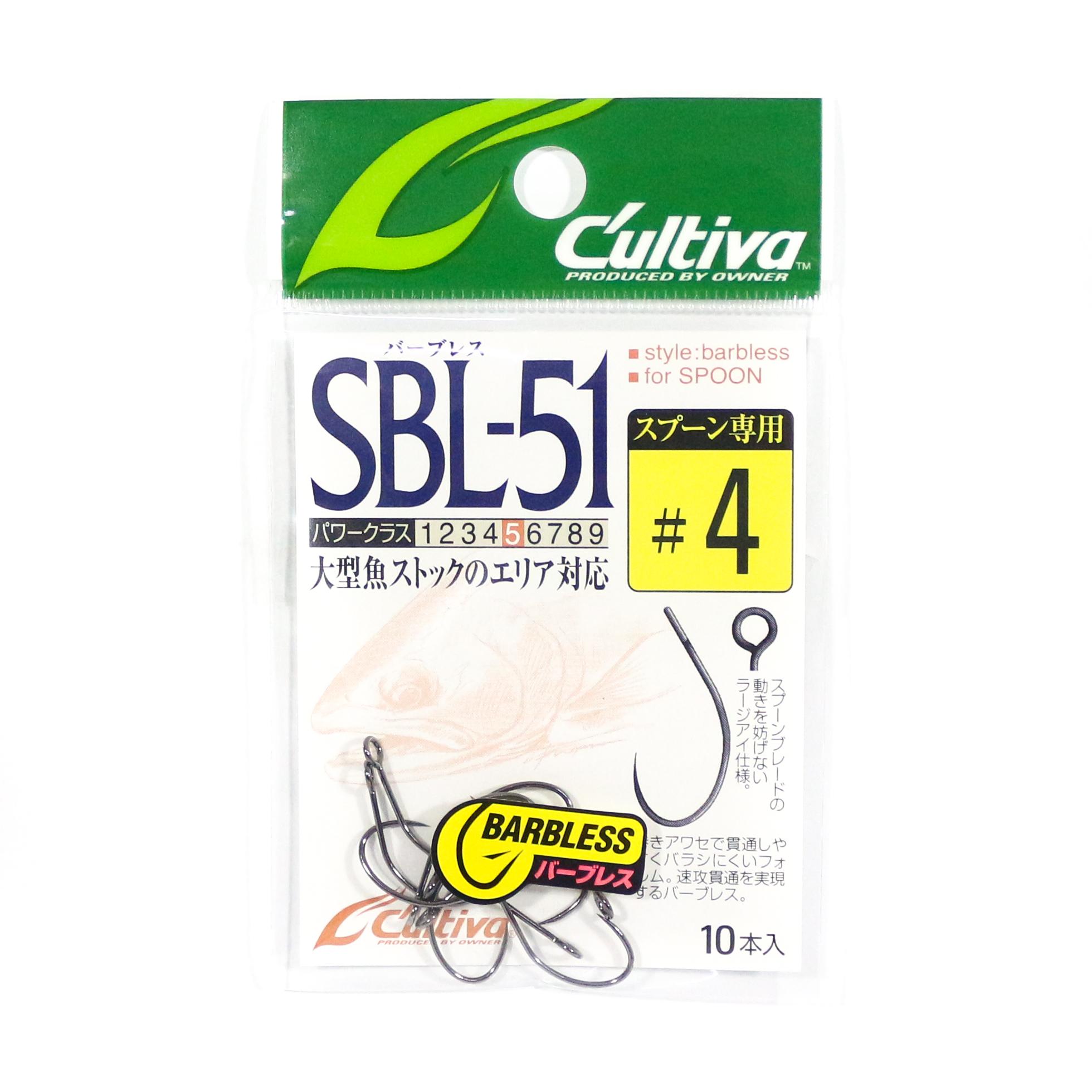 

Owner SBL-51 Одинарный крючок для ложки без бородки, размер 4 (4793)