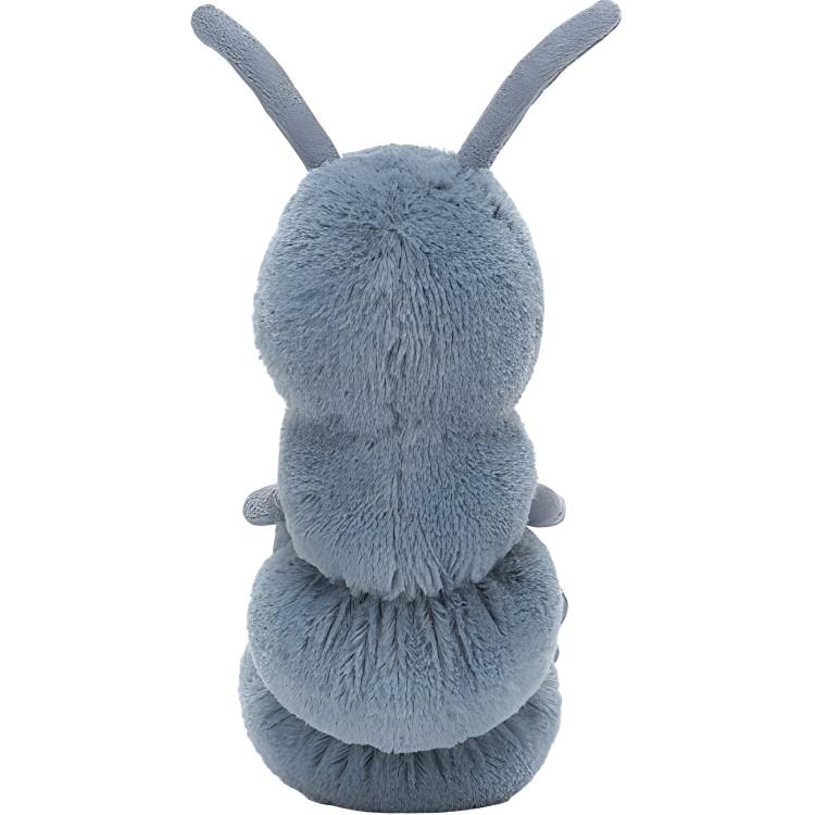 Jellycat Reggy Caterpillar Dolls Plush Doll 14cm Height In Sitting Posture