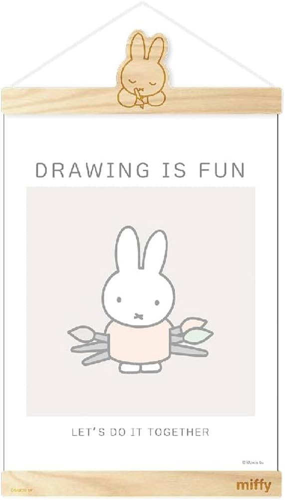 

Tees Factory Miffy Poster H64 x W215 x Hanger, Painted, D15mm, MF-5545018PA