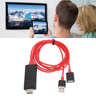 HDTV Cable Adapter 1080P HD Multimedia Interface Cable Adapter for TV Display Projector