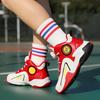 Autumn Winter Children's Basketball Shoes Knob Comfort Leather Basketball Sneakers Kids Non-slip Sports Shoes For Boys Trainers