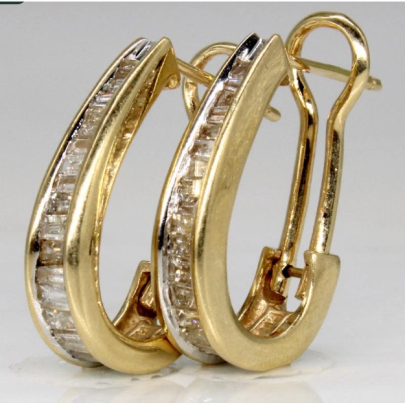 Женские ретро-модные серьги 1 pair золотой
