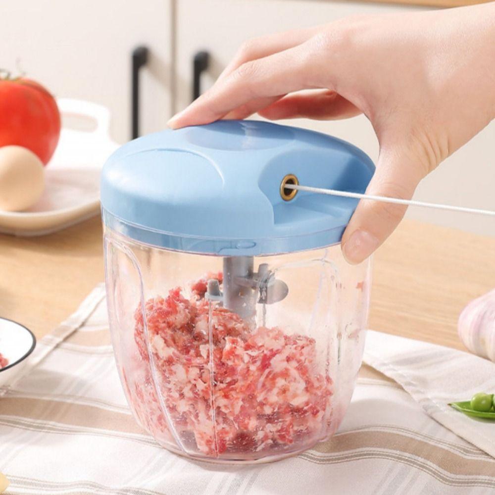Easy Clean Manual Ginger Grinder Manual Rotate Multifunctional Vegetable Cutter Household Use