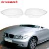Artudatech 2PCS Front Headlight Glass Clear Cover For BMW 1-Series E81 E82 E87 E88 03-11 Car Accessories