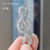 Creative Personality Beating Music Note Brooch Design Sense Suit Corsage Cardigan Accessories Exquisite Niche Pin Collar Pin Women