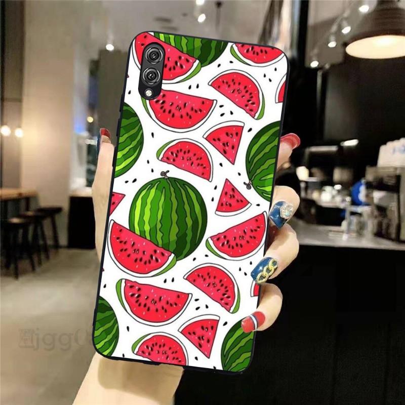 Wassermelone Sommer Obst Telefon Fall Für Honor 70 50 20 7S X9 X8 X7 Magie 4 3 Pro Weiche Schwarz telefon Abdeckung