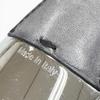 Great BERLUTI key ring Silver scritto leather mens Used