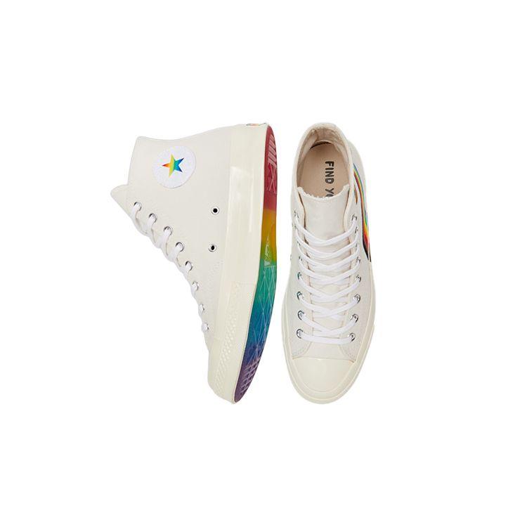 Converse Chuck 70 High Pride Unisex Sneakers Multi-Color Egret Multi 170821C