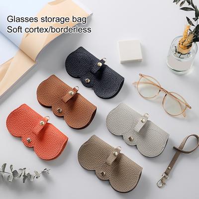 Pouzdro na sluneční brýle Poutko na zápěstí Přenosné Zapínání na patentku Luxusní Umělá kůže Ochranné Jednobarevné Brýle Dioptrické brýle Oční optika Organizér Taška Každodenní život