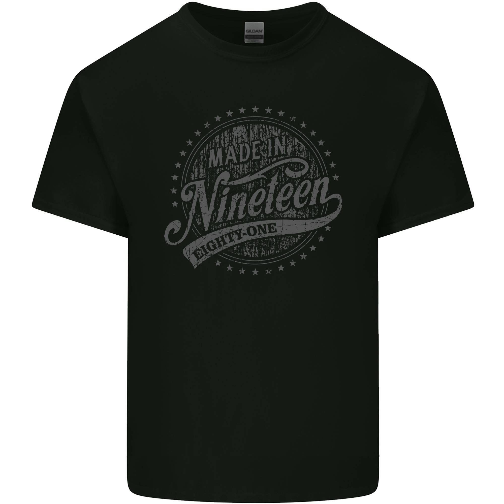 Distressed 45th Birthday Made In 1981 Unisexs Light Cotton TShirt S